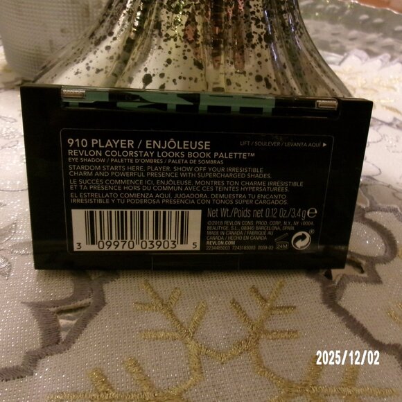 Revlon Colorstay Looks Book Eye Shadow Palette, 910 Enjoleuse / Player NEW - Picture 2 of 4